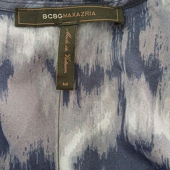 BCBGMaxAzria handkerchief high low sleeveless dress  Sz M  NWOT - Picture 8 of 8